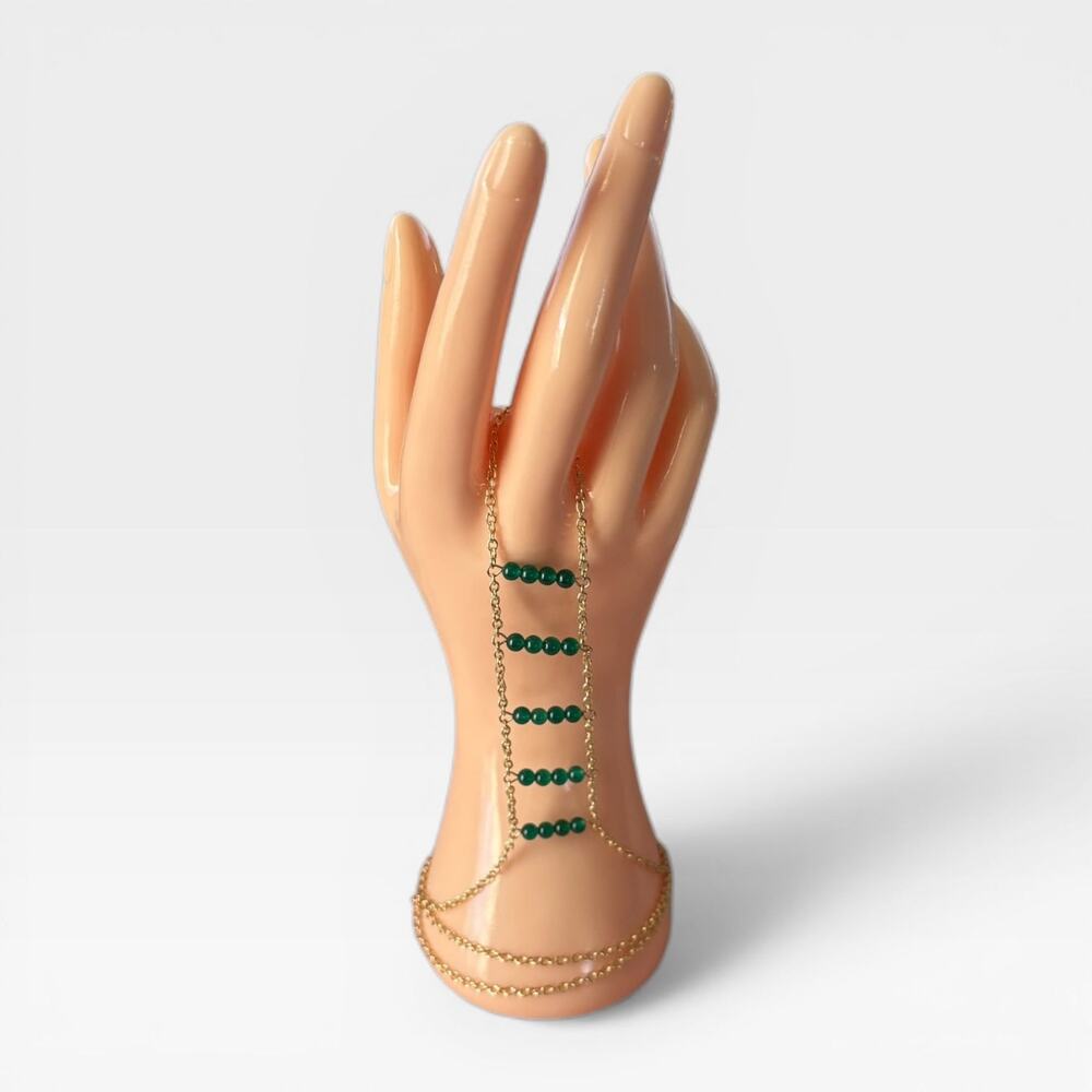Simple Asymmetrical Hand Bracelets - Picture 2 of 4
